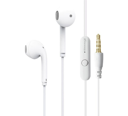 Наушники Grand-X EP-63W White (EP-63W)