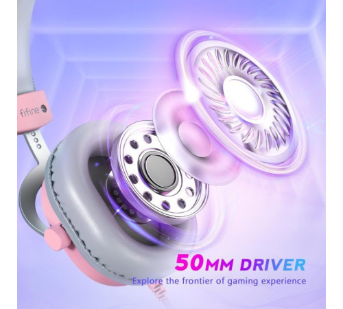 Наушники Fifine H9P Pink (H9P)
