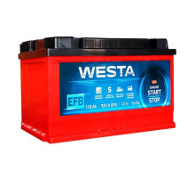 Аккумулятор автомобильный Westa 6CT-110 А (0) RED EFB
