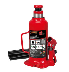 Домкрат GTM гідравлічний пляшковий 12т (240-460мм) (TH91204)