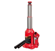 Домкрат GTM бутылочный гидравлический 6т (215-485 мм) двухштоковый (TF0602)