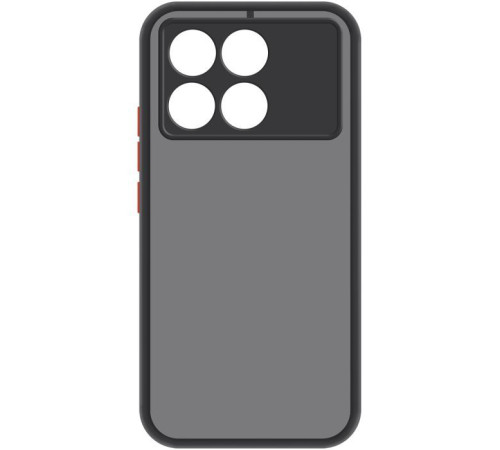 Чехол для мобильного телефона MAKE Xiaomi Poco F6 Pro Frame Black (MCF-XPF6PBK)