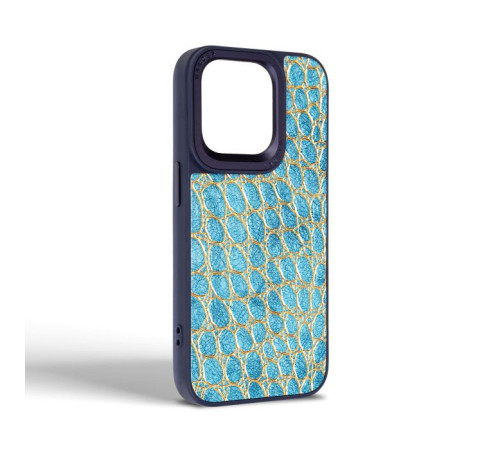 Чехол для мобильного телефона Harder Crocosaur Apple iPhone 14 Pro Blue (ARM76724)
