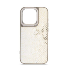 Чехол для мобильного телефона Harder Snake Pattern Apple iPhone 14 Pro White Cream (ARM76807)
