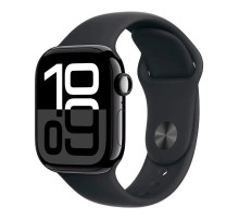 Смарт-часы Apple Watch Series 10 GPS 42mm Jet Black Aluminium Case with Black Sport Band - S/M (MWWE3QH/A)
