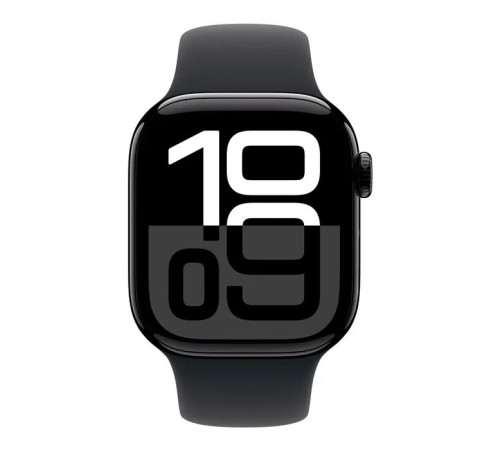 Смарт-часы Apple Watch Series 10 GPS 42mm Jet Black Aluminium Case with Black Sport Band - M/L (MWWF3QH/A)