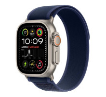 Смарт-часы Apple Watch Ultra 2 2024 GPS + Cellular 49mm Natural Titanium Case с Blue Trail Loop - M/L (MX4L3UL/A)
