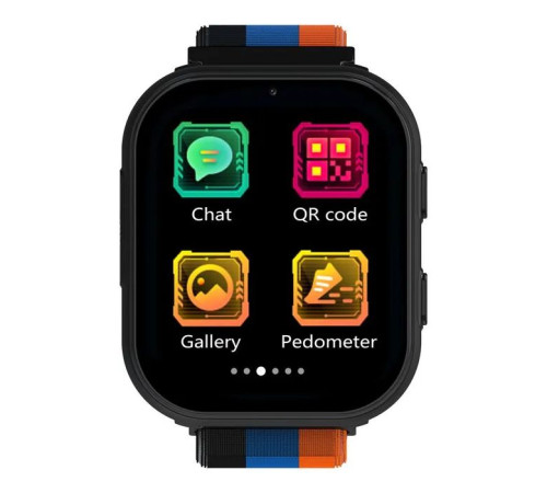 Смарт-часы Gelius Pro GP-PK008 (Rainbow) Black Kids smart watch with GPS/4G (Pro GP-PK008 (Rainbow) Black)