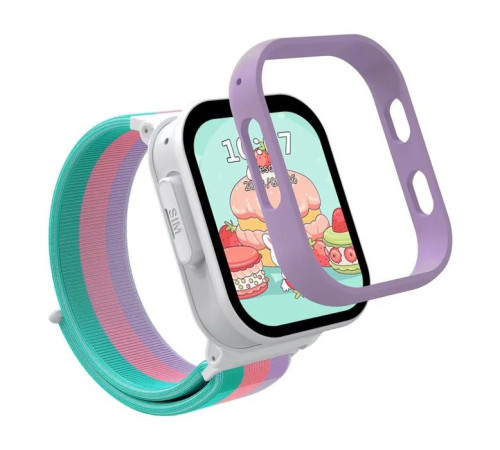 Смарт-часы Gelius Pro GP-PK008 (Rainbow) White Kids smart watch with GPS/4G (Pro GP-PK008 (Rainbow) White)