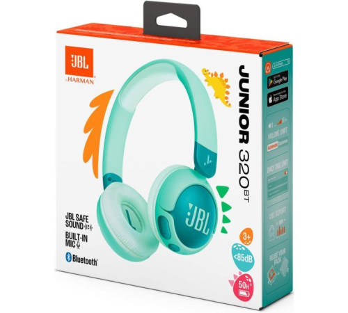Наушники JBL JR 320BT Green (JBLJR320BTGRN)