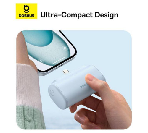 Батарея универсальная Baseus Compact 4900mAh 20W Type-C, Black (PPWC05T) (P10068302112-00)