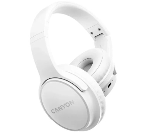 Наушники Canyon OnRiff 4 Bluetooth White (CNS-CBTHS4W)