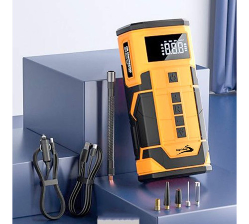 Пуско зарядное устройство Aspiring Jump 3 8000mAh Power bank 3-in-1 with inflator, compressor, car charging (JM8000PIWC)