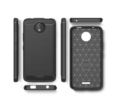 Чехол для мобильного телефона для Motorola Moto Z Carbon Fiber (Black) Laudtec (LT-MMZB)