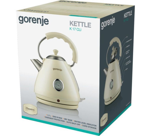 Электрочайник Gorenje K17CLI