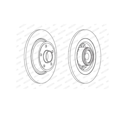 Тормозной диск FERODO DDF1569-1