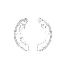 Гальмівні колодки REMSA 4208.00