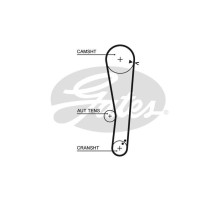 Ремень ГРМ Gates 5568XS