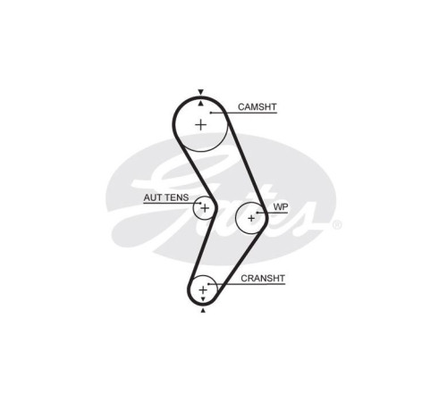 Ремень ГРМ Gates 5662XS