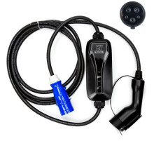 Зарядное устройство для электромобиля HiSmart Type 1-CEE, 6-32A, 7.2кВт, 1 фазное, 5м (EV200030)