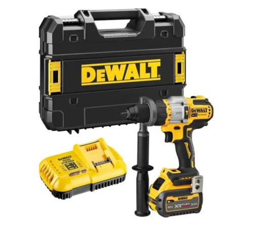 Шуруповерт DeWALT XR Li-lon 18 В, 2 АКБ+ЗУ, кейс TSTAK (DCD999X1)
