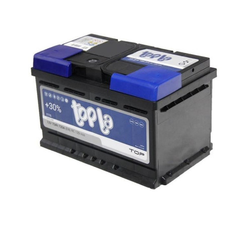 Аккумулятор автомобильный Topla 75 Ah/12V TOP Euro (118 072)