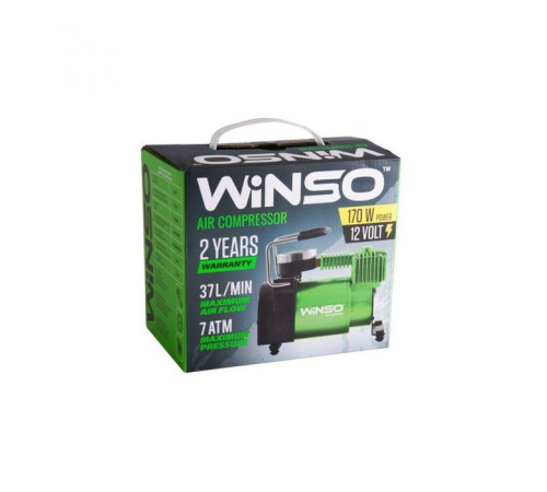 Автомобильный компрессор WINSO 7 Атм, 37 л/мин (122000)