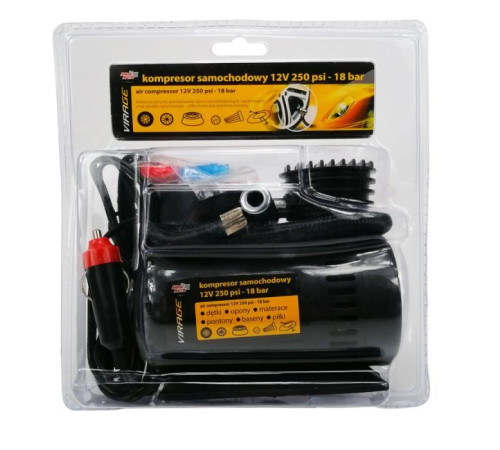 Автомобильный компрессор VIRAGE 12V 250 Psi 18 Атм (93-015)