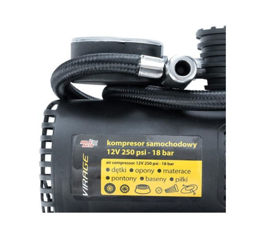 Автомобильный компрессор VIRAGE 12V 250 Psi 18 Атм (93-015)