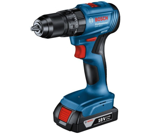 Шуруповерт Bosch GSB 185-LI, 2х2.0 Ah, ЗУ GAL 18V-20, кейс (0.601.9K3.100)