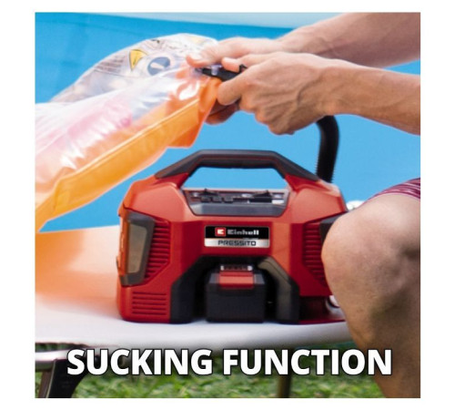 Автомобильный компрессор Einhell PRESSITO 18/21, 18В, PXC (без АКБ и ЗУ) (4020467)