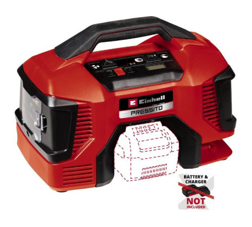 Автомобильный компрессор Einhell PRESSITO 18/21, 18В, PXC (без АКБ и ЗУ) (4020467)