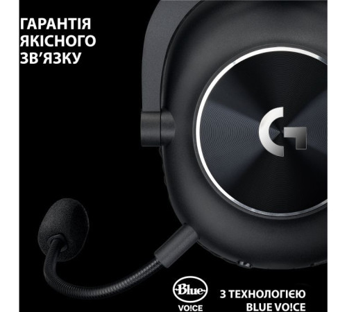 Наушники Logitech G Pro X 2 Lightspeed Wireless Black (981-001263)