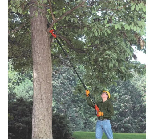 Кусторез Black&Decker высоторез, 18V,2Ah, штанга 150-244 см, длина шины 20 см (GPC1820L20)