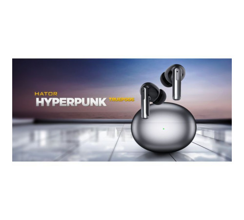 Наушники Hator Hyrerpunk Truepods Black (HTA-430)