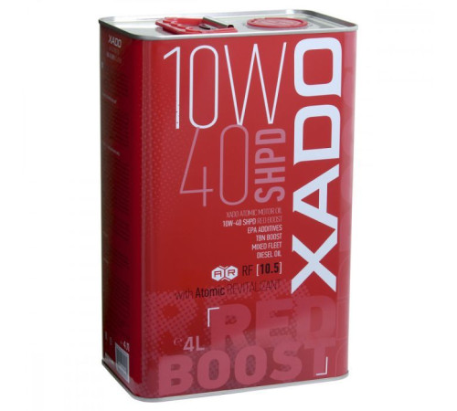 Моторное масло Xado 10W-40 SHPD, Red Boost 4 л (ХА 26249)