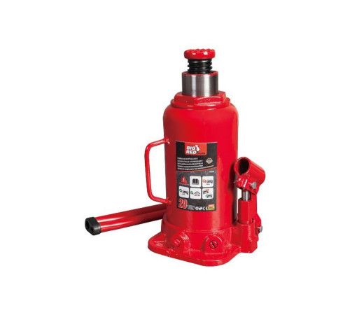 Домкрат GTM гидравлический бутылочный 20т (242-452 мм) (Т92004)