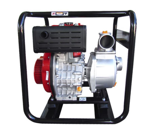 Мотопомпа Vulkan рукав 75мм, 48м3/час, подъем 23м, чистая вода, SCWPD80, дизель (80994)