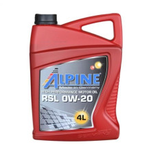 Моторна олива Alpine 0W-20 RSL 4л (0195-4)