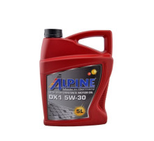 Моторное масло Alpine 5W-30 DX1 5л (1665-5)