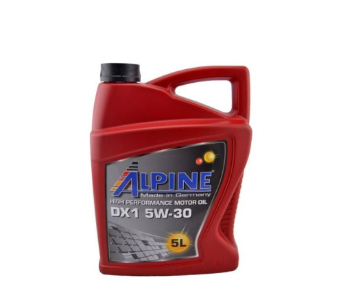Моторное масло Alpine 5W-30 DX1 5л (1665-5)