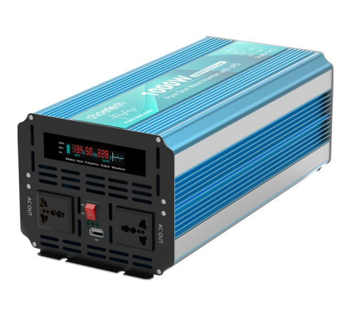Автомобильный инвертор Choetech 12/220V 1000Вт, с функцией ИБП, чистая синусоида (INV-C1000WUPS-EU)