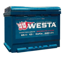 Аккумулятор автомобильный Westa 6CT-65 А (1)