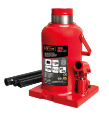 Домкрат GTM гідравлічний пляшковий 32т (260-420мм) (TH93204)