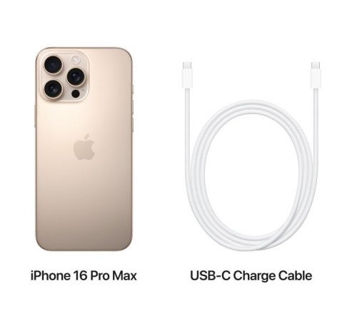 Мобильный телефон Apple iPhone 16 Pro Max 256GB Desert Titanium (MYWX3)