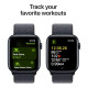 Смарт-часы Apple Watch SE 2024 GPS 40mm Midnight Aluminium Case with Ink Sport Loop (MXEA3QH/A)