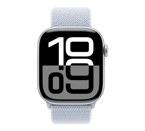 Смарт-часы Apple Watch Series 10 GPS 46mm Silver Aluminium Case with Blue Cloud Sport Loop (MWWN3QH/A)