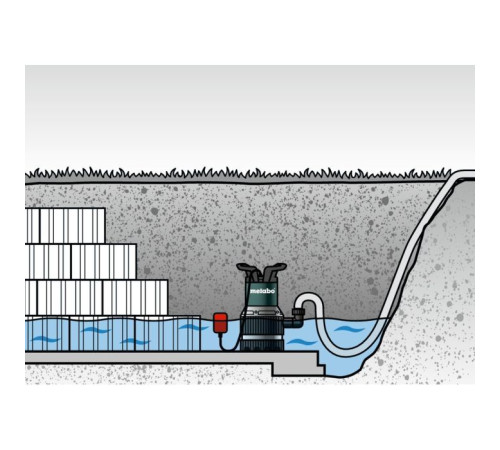 Погружной насос Metabo TPS 14000 S COMBI, 770Вт, 14куб/час, 8.5м (0251400000)