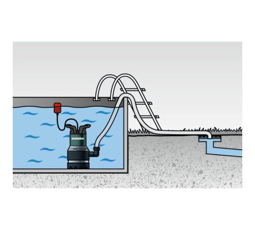 Погружной насос Metabo TPS 14000 S COMBI, 770Вт, 14куб/час, 8.5м (0251400000)