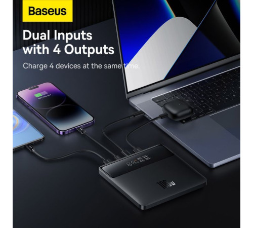 Батарея универсальная Baseus Blade 20000mAh 100W OE, black (PPBL000301)